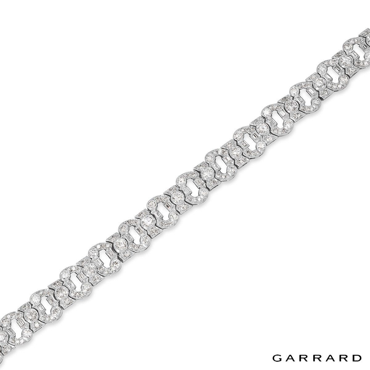 Garrard Platinum Diamond Bracelet 9.20ct